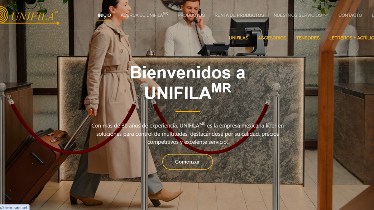 Unifila — sitio web corporativo